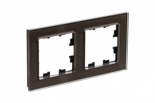 Рамка 2-м AtlasDesign Nature стекло мокко SE ATN320602 Рамка 2-м AtlasDesign Nature стекло мокко SE ATN320602