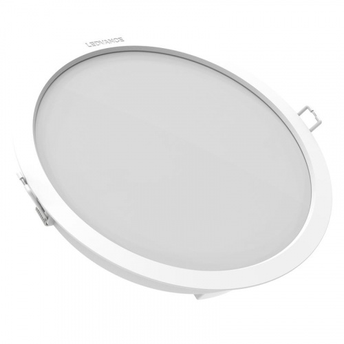 Светильник светодиодный Eco Class Downlight DL 840 WT 18Вт 4000К IP44 1710лм ДВО даунлайт кругл. встраив. ультратонкий LEDVANCE 4058075644274 Светильник светодиодный Eco Class Downlight DL 840 WT 18Вт 4000К IP44 1710лм ДВО даунлайт кругл. встраив. ультратонкий LEDVANCE 4058075644274