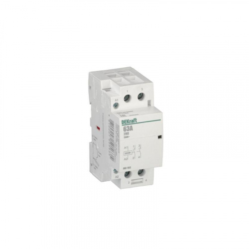 Контактор модульный МК-103 2НО 63А 230В DEKraft 18085DEK Контактор модульный МК-103 2НО 63А 230В DEKraft 18085DEK