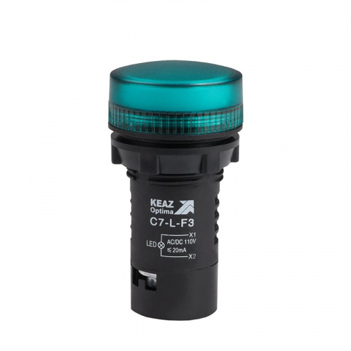 Лампа светодиодная OptiSignal Compact D22 С7-L-F3 зел. 110В AC/DC XB7EV03GP КЭАЗ 362154 Лампа светодиодная OptiSignal Compact D22 С7-L-F3 зел. 110В AC/DC XB7EV03GP КЭАЗ 362154