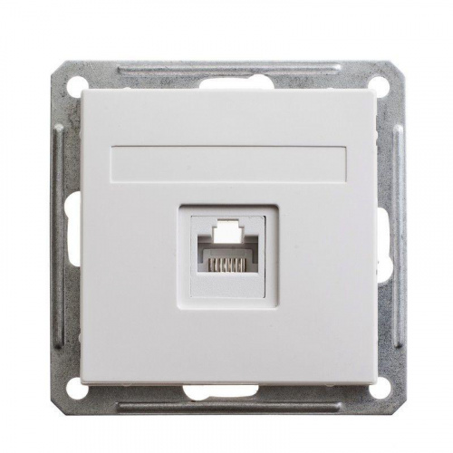 Розетка компьютерная 1-м СП W59 RJ45 кат.5E механизм бел. SE RSI-152K5E-1-86 Розетка компьютерная 1-м СП W59 RJ45 кат.5E механизм бел. SE RSI-152K5E-1-86