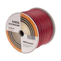 Кабель Stereo 2х2.5 красн./черн. бухта (м) PROCONNECT 01-6108-6