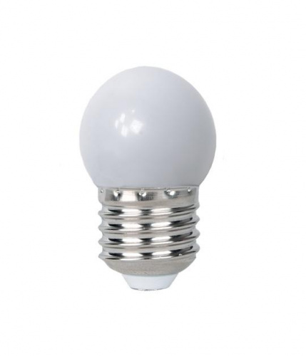 Лампа светодиодная PLED-ECO 1Вт G45 шар 3000К тепл. бел. E27 для Белт-лайт Pro JazzWay 5040649 Лампа светодиодная PLED-ECO 1Вт G45 шар 3000К тепл. бел. E27 для Белт-лайт Pro JazzWay 5040649