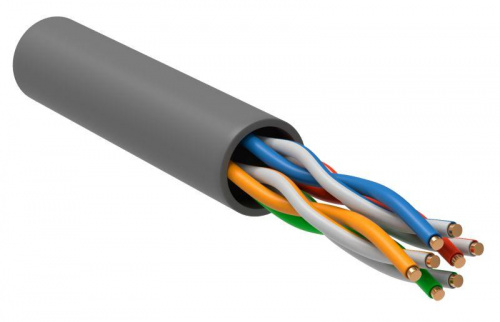 Кабель витая пара U/UTP кат.5 4х2х24AWG solid CCA PVC сер. (м) GENERICA BC1-C504-111-305-G Кабель витая пара U/UTP кат.5 4х2х24AWG solid CCA PVC сер. (м) GENERICA BC1-C504-111-305-G