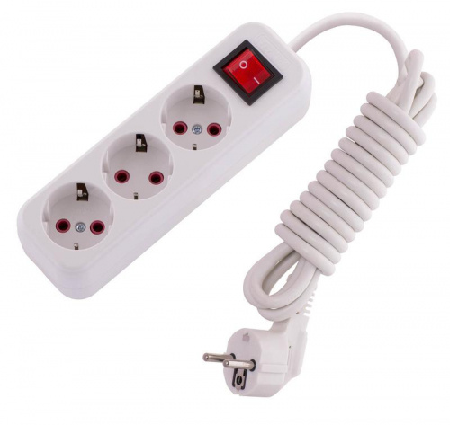 Удлинитель 3х3м с заземл. 16А IP20 Lila с выкл. LEZARD 720-0303-302 Удлинитель 3х3м с заземл. 16А IP20 Lila с выкл. LEZARD 720-0303-302