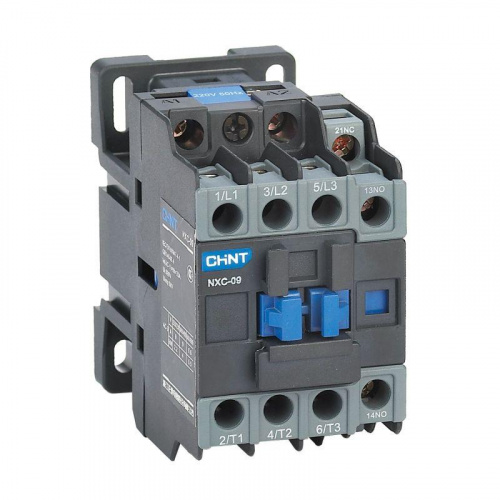 Контактор NXC-09 9А кат. 220В AC 1НО+1НЗ AC-3 (R) CHINT 836704 Контактор NXC-09 9А кат. 220В AC 1НО+1НЗ AC-3 (R) CHINT 836704