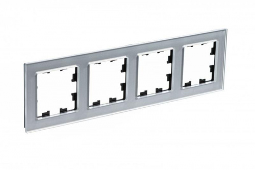 Рамка 4-м AtlasDesign Nature стекло алюм. SE ATN320304 Рамка 4-м AtlasDesign Nature стекло алюм. SE ATN320304