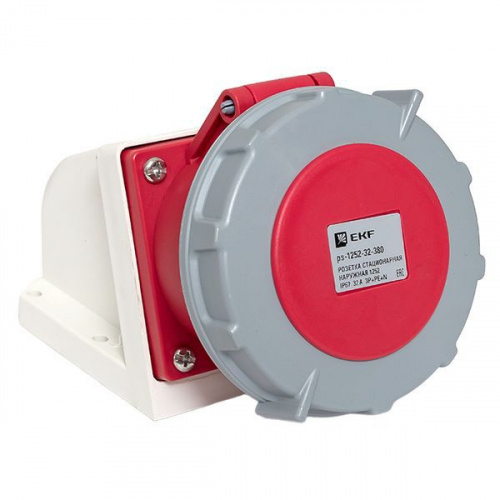 Розетка стационарная наружная 1252 3Р+РЕ+N 32А 380В IP67 PROxima EKF ps-1252-32-380 Розетка стационарная наружная 1252 3Р+РЕ+N 32А 380В IP67 PROxima EKF ps-1252-32-380