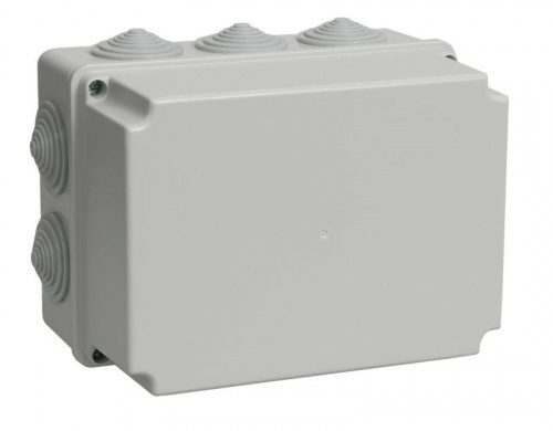 Коробка распаячная ОП 190х140х120 IP55 KM41246 IEK UKO10-190-140-120-K41-55 Коробка распаячная ОП 190х140х120 IP55 KM41246 IEK UKO10-190-140-120-K41-55